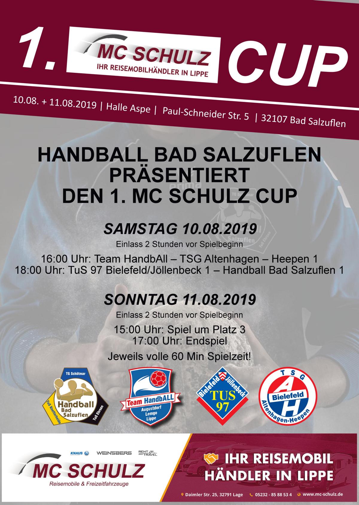 1. MC Schulz Cup – 10. + 11. August 2019